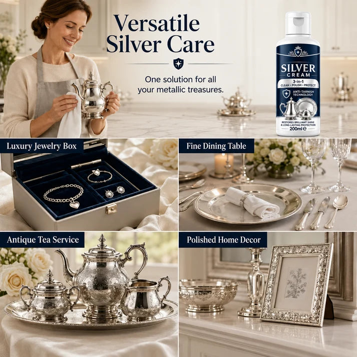 Anti-Tarnish Silver Polish Cream