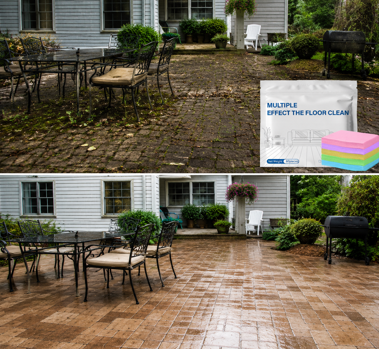 Powerful Floor Cleaning Without The Heavy Bottles♻️60-Pieces
