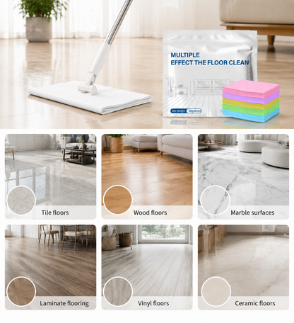Powerful Floor Cleaning Without The Heavy Bottles♻️60-Pieces