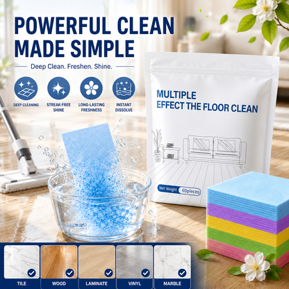 Powerful Floor Cleaning Without The Heavy Bottles♻️60-Pieces