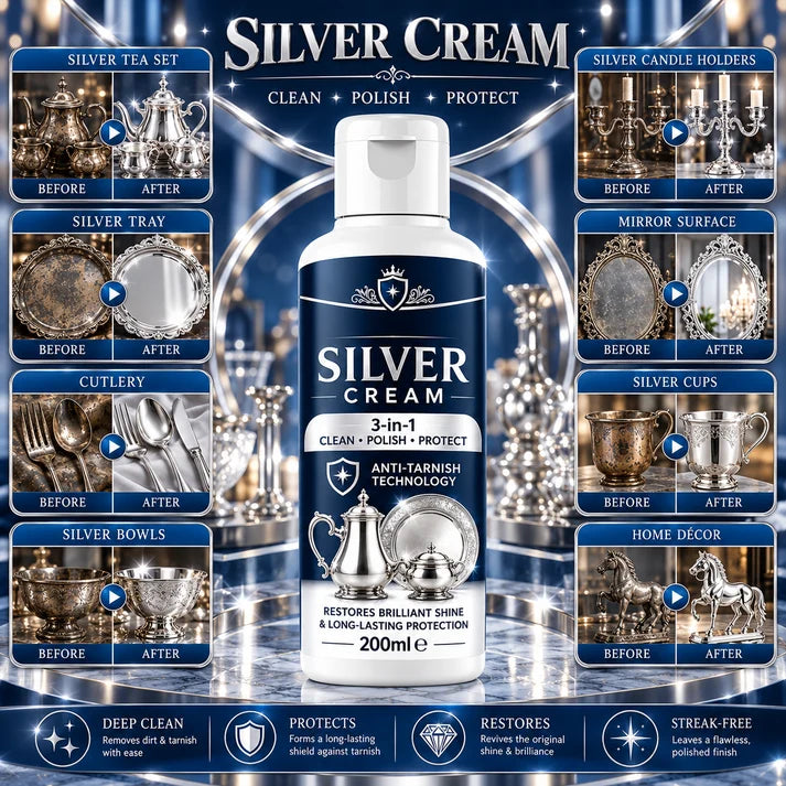 Anti-Tarnish Silver Polish Cream