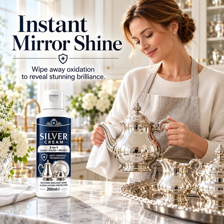 Anti-Tarnish Silver Polish Cream