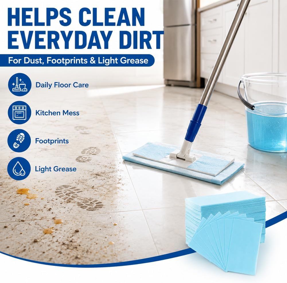 Powerful Floor Cleaning Without The Heavy Bottles♻️60-Pieces