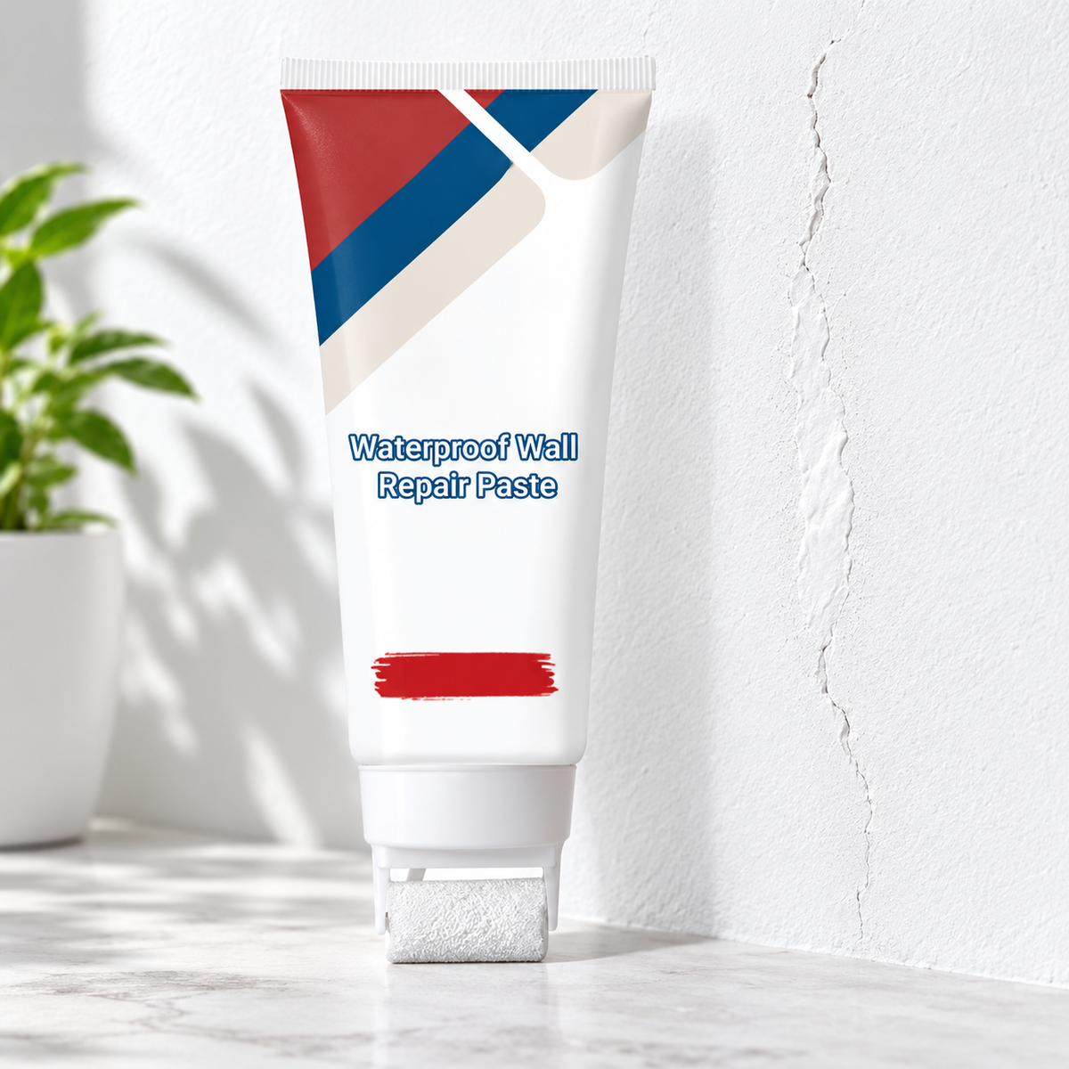 😃All-in-One Wall Repair Paste with Roller Brush